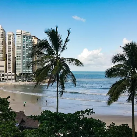 Lindo Apartamento: Beachfront Balcony for Families Guaruja Exterior photo